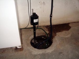 SUMP PUMP INSTALLATION